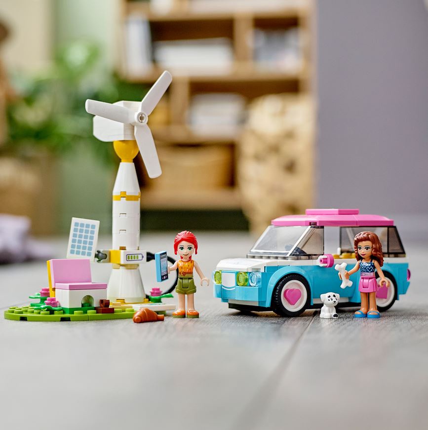 lego friends olivia's electric car 41443