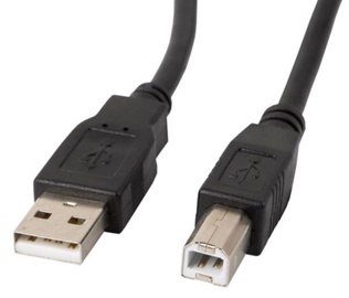 Laidas Lanberg USB 2.0 A male, USB 2.0 B male, 5 m, juoda