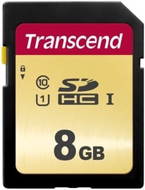 Mälukaart Transcend 500S CL10 UHS-I TS64GSDC500S, 8 GB