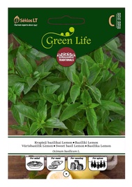 Bazilika sēklas Green Life Lemon