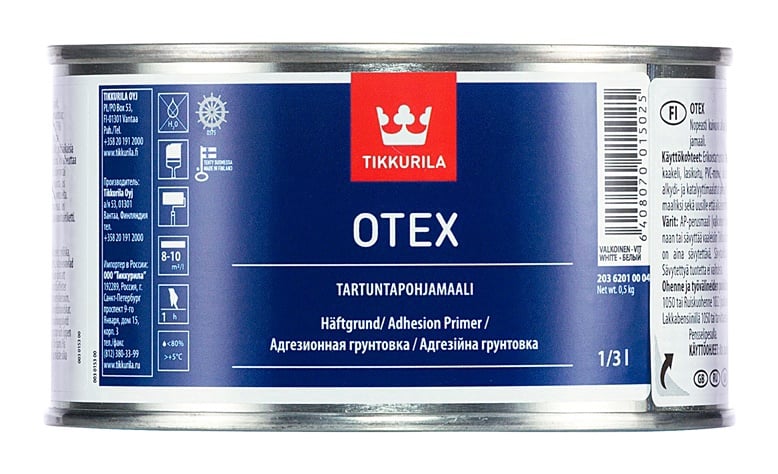 Грунт алкидный Tikkurila Otex AP, белый, 0.3 л