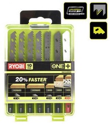 Ryobi RAK10JSBWM Jigsaw Blade Set 10pcs