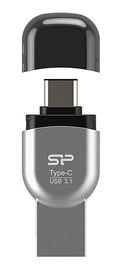 Mälukaardilugeja Silicon Power Mobile microSD Card Reader Type-C/USB3.1 Grey