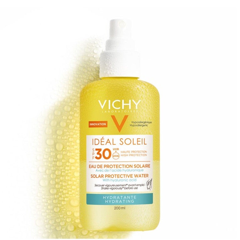 vichy ideal soleil hydrating spf 30 solar protective water