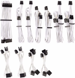 Corsair Premium Individually Sleeved PSU Cables Pro Kit Type 4 Gen 4 White (bojāts iepakojums)