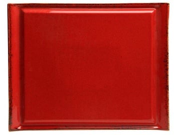 Porland Seasons Steak Plate 32.4x25.9cm Red