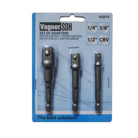 Adapterite kruvikeerajale komplekt VG075, 3 tk