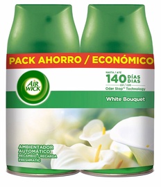 Õhuvärskendaja Air Wick Freshmatic White Bouquet Refill, 0.25 l, 2 tk
