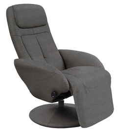 Atzveltnes krēsls Optima 2, pelēka, 77 cm x 80 cm x 101 cm