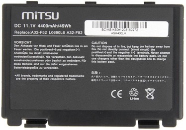Аккумулятор для ноутбука Mitsu, 4.4 Ач, Li-Ion