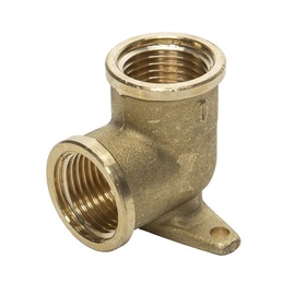 Tvirtinamoji alkūnė, TDM Brass, 1/2 IN, su vidiniais sriegiais