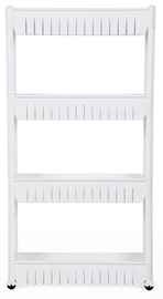 Songmics Kitchen Storage Rack 54.5x102.5x12.7cm White