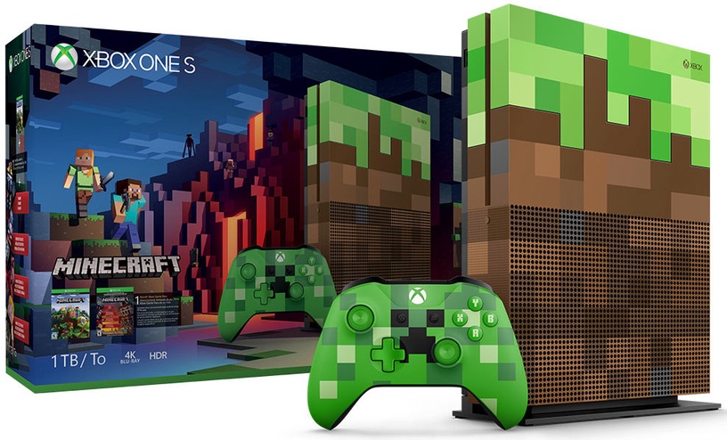 Žaidimų konsolė Microsoft Xbox One S, Wi-Fi / Wi-Fi Direct / S/PDIF, 1 TB