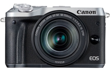 Canon EOS M6 Mark II Silver + EF-M 18-150mm IS STM