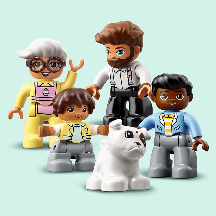 Konstruktors LEGO Duplo Autostāvvieta un automazgātava 10948, 112 gab.