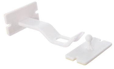 Sõrmekaitse Dreambaby Adhesive Double-Locks, plastik, valge, 2 tk