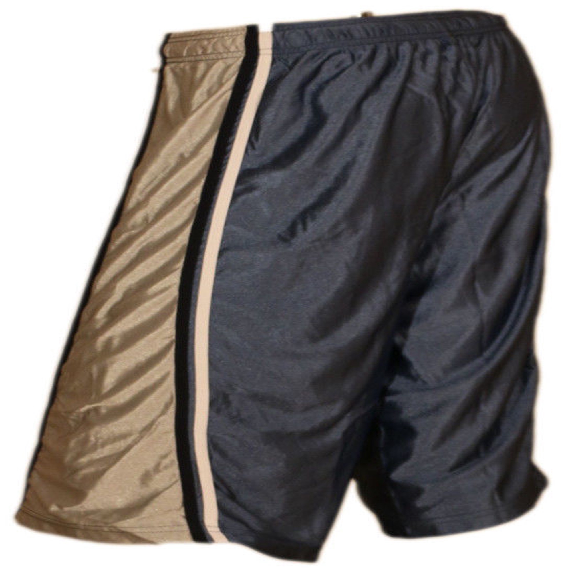 Bars Mens Basketball Shorts Black/Gold 184 S Ksenukai.lv