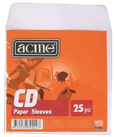 Acme CD Paper Sleeves With Window 25 Pack