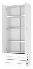 Plaukts Lima, balta, 40 x 77 x 200 cm