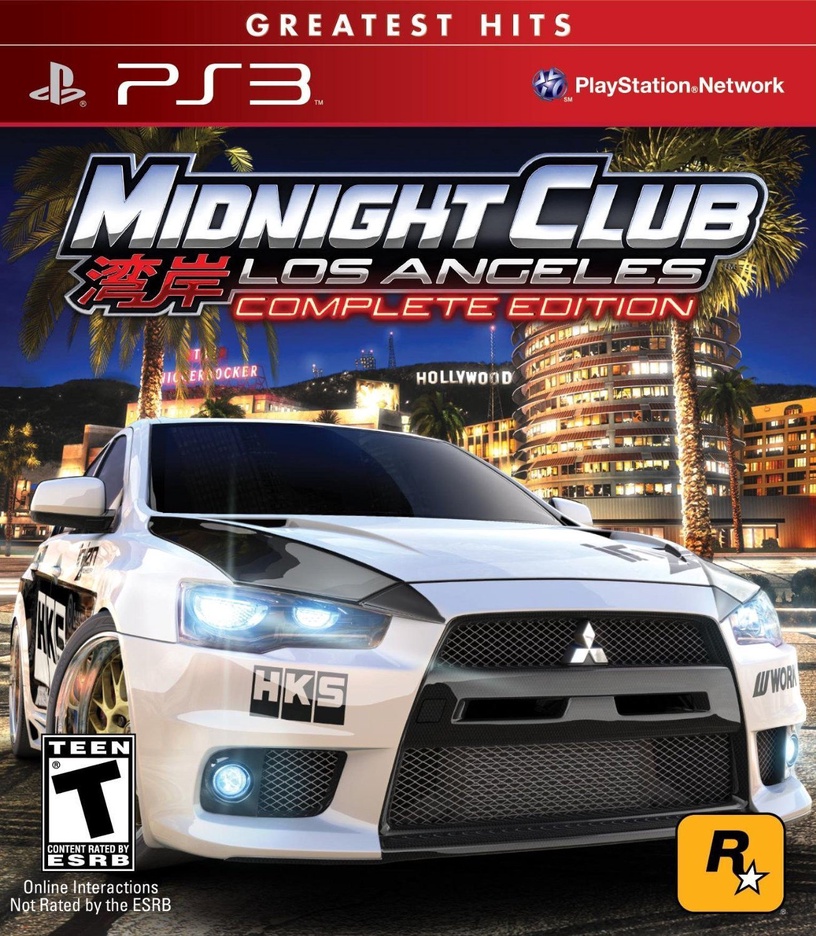 PlayStation 3 (PS3) mäng Rockstar Games Midnight Club Los Angeles Complete Edition