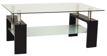 Kavos staliukas Signal Meble Lisa Basic II Venge, 1000x600x550 mm