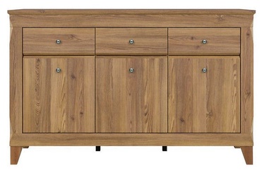 Комод Black Red White Bergen, коричневый, 156x47x98 см