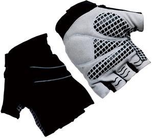 Velo cimdi Ferts FSGLV-030 7223014, melna/pelēka, L