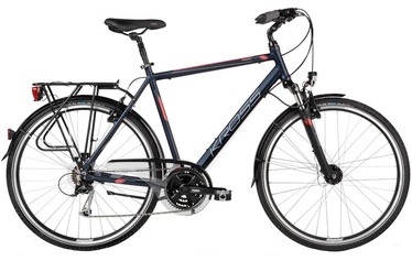 Dviratis Kross Trans Pacific M 28" Navy Blue Burgundy Matte 17