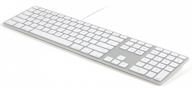 Klaviatūra Matias Keyboard Aluminum Mac Hub 2xUSB