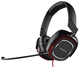 Ausinės Creative Gaming Headset Draco HS880 Red