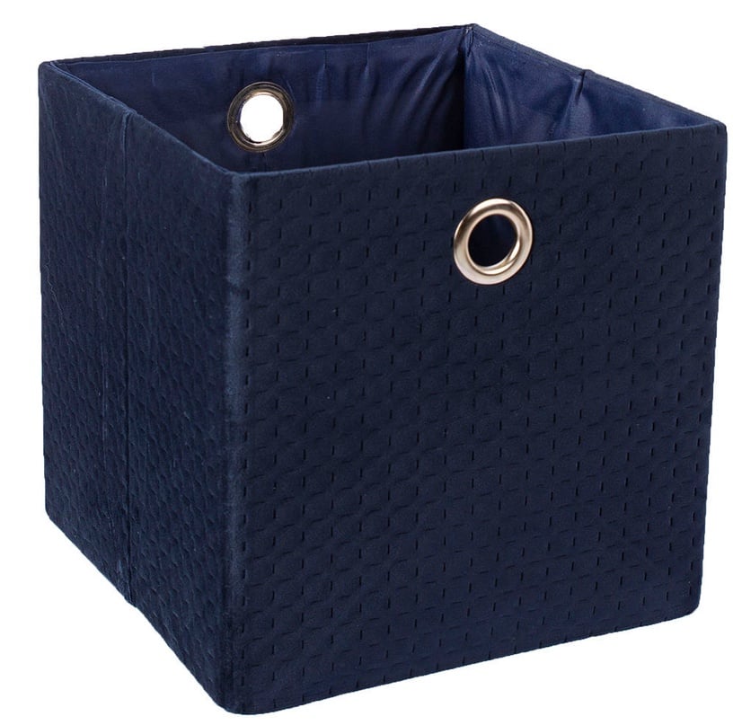 Hoiukast Home4you, sinine, 30 x 30 x 30 cm
