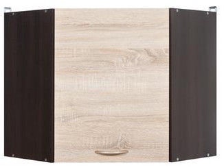 Augšējais virtuves skapītis Black Red White Junona Line GNWU/57 LP Wenge/Sonoma Oak, 600x600x573 mm