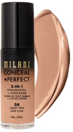 Тональный крем Milani Conceal + Perfect 08 Light Tan, 30 мл