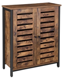 Комод Songmics Vasagle Lowell ULSC78BX, коричневый/черный, 70x30x80 см