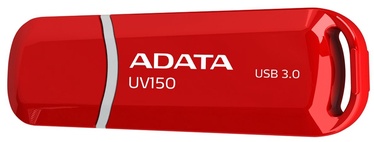 USB atmintinė ADATA DashDrive UV150 Red, USB 3.0, 16 GB