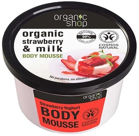 Organic Shop Body Mousse Strawberry Yoghurt 250ml