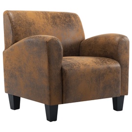 Tugitool VLX Faux Suede 248618, pruun, 69 cm x 71 cm x 77 cm
