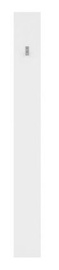Black Red White Nepo Coat Rack 15x135cm White