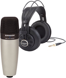 Samson C01/SR850 Microphone / Headphones Bundle