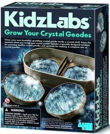 Kristalų auginimo rinkinys 4M KidzLabs Geode Crystal Growing, įvairių spalvų