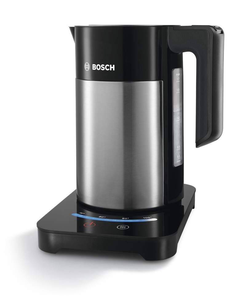 Elektriline veekeetja Bosch TWK7203, 1.7 l, must/roostevaba teras