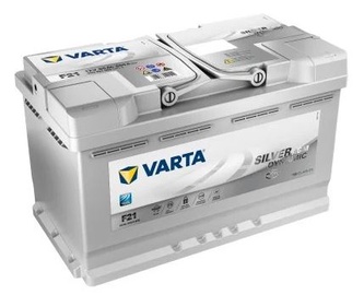 Аккумулятор Varta Silver Dynamic F21 AGM, 12 В, 80 Ач, 800 а