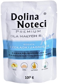 Mitrā barība (konservi) suņiem Dolina Noteci & Piper Premium Junior, 0.1 kg