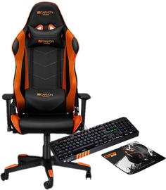 Canyon Deimos CND-SGCH4 Black/Orange + Canyon Gaming Set CND-SGS02