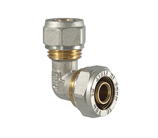 Cauruļvadu sistēma TDM Brass Angle Connector 2x20mm