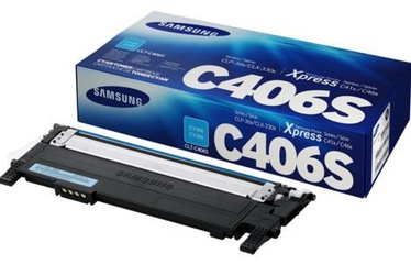 Tonera kasete Samsung CLT-C406S, zila