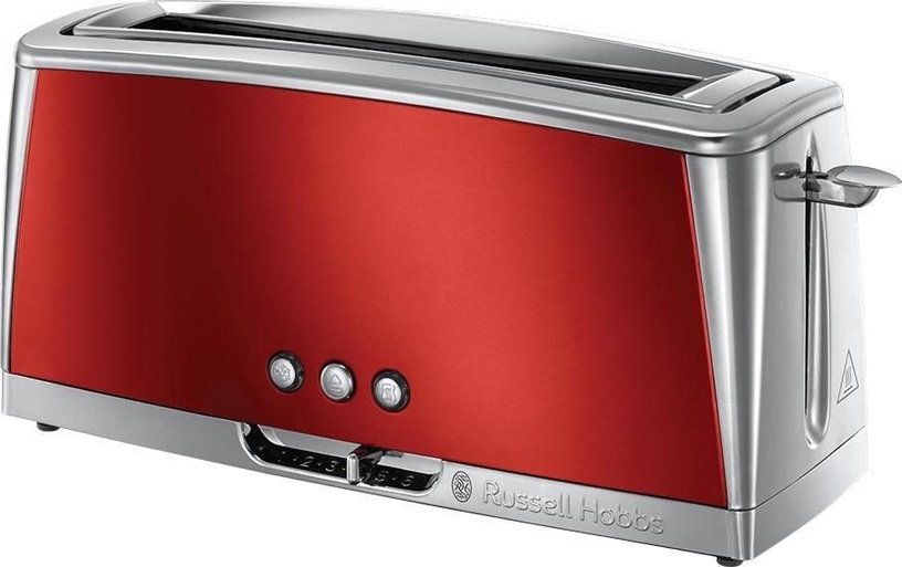 Skrudintuvas Russell Hobbs Luna Long Solar 23250-56, sidabro/raudonas