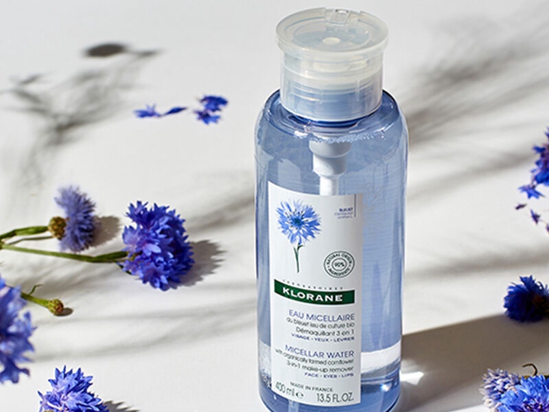 Micelārais ūdens Klorane Micellar Water with Cornflower, 400 ml, sievietēm