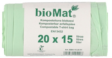 Šiukšlių maišas BioMat Garbage Bags 15l 25pcs