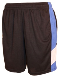 Bars Mens Football Shorts Black/Blue 191 L